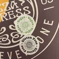 Love the labels!  at Pizza Express - Notting Hill Gate in West London