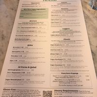 Menu at Pizza Express - Paddington in West London