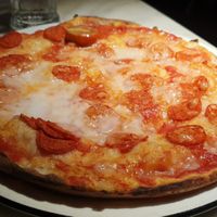 Vegan American Jack pizza at Pizza Express in Petersfield