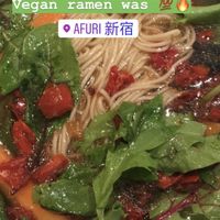 Vegan ramen  at Afuri - Shinjuku in Tokyo