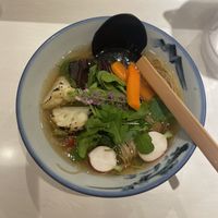 Rainbow ramen  at Afuri - Shinjuku in Tokyo