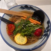 Vegan Rainbow Ramenn  at Afuri - Shinjuku in Tokyo
