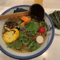 Rainbow Vegan Ramen at Afuri - Shinjuku in Tokyo