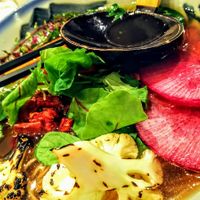Rainbow Ramen at Afuri - Shinjuku in Tokyo
