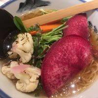 Rainbow Ramen  at Afuri - Shinjuku in Tokyo