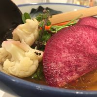 Vegan option at Afuri - Shinjuku in Tokyo