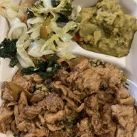 Vegan chicken  at Vegetarian Restaurant by Hakin in North Miami Beach