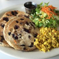 yummy breakfast :-)
 at Vegetarian Restaurant by Hakin in North Miami Beach