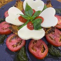 Buffalo mozzarella salad at The Vegan Table in Phuket