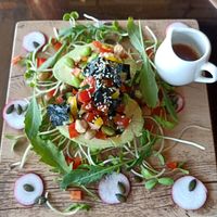 Fresh and varied ingredients at The Vegan Table in Phuket