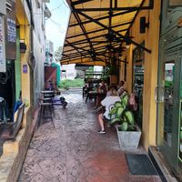 Outdoor seating at The Vegan Table in Phuket