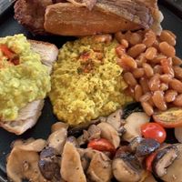 English breakfast   at The Vegan Table in Phuket