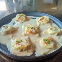 Ravioli was INCREDIBLE at The Vegan Table in Phuket