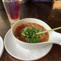 Tom Yum style  at The Vegan Table in Phuket