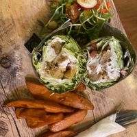 Chicken wrap   at The Vegan Table in Phuket