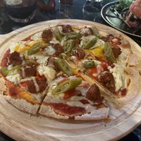 Spicy beyond sausage   at The Vegan Table in Phuket