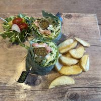 Falafel wrap  at The Vegan Table in Phuket