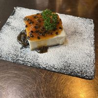 Passion fruit cashew cheesecake (must have!)  at The Vegan Table in Phuket