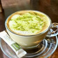 Matcha Latte at The Vegan Table in Phuket