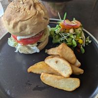 Hawaii Chicken burger (349 Baht) at The Vegan Table in Phuket