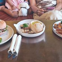 Burger, soup and English breakfast at The Vegan Table in Phuket