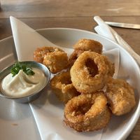 Calamari rings  at The Vegan Table in Phuket