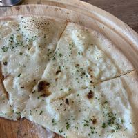 White pizza  at The Vegan Table in Phuket