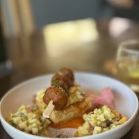 Vegan spicy 🌶️ skewer  at The Vegan Table in Phuket
