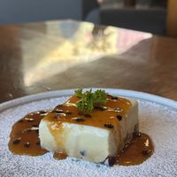 Great plating- but be aware it is a bit different than creamy silken tofu cheesecake   at The Vegan Table in Phuket