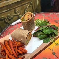 The Falafel Wrap at The Vegan Table in Phuket