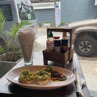 Avocado toast at The Vegan Table in Phuket