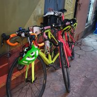 Bike parking out the side 👍🏼 at The Vegan Table in Phuket