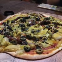 Mediterranean Pizza at The Vegan Table in Phuket