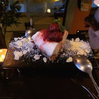 vegan cheese cake at The Vegan Table in Phuket