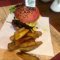 Burger at The Vegan Table in Phuket
