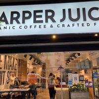 Front entrance at Harper's Juice & Coffee in Buenos Aires