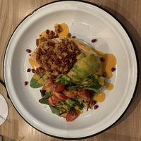 Vegan breakfast  at All True East in Kyiv