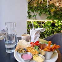 Vegan breakfast at All True East in Kyiv