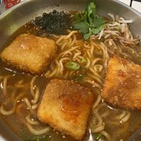 Vegan ramen with tofu   at Kokoro Ramen Bar in Lisbon