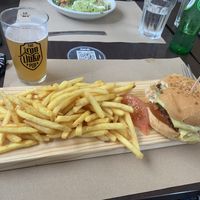 Vegan burger  at Iron Duke in Aveiro