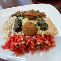 Vegetarian Combo (vegan)  at Odeh's Mediterranean Restaurant in Elko