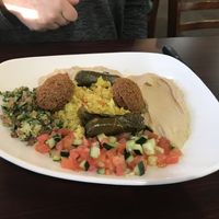 Vegetarian combo at Odeh's Mediterranean Restaurant in Elko
