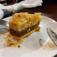 pistachio baklava at Odeh's Mediterranean Restaurant in Elko