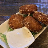 Crab cakes at Nick's on Grand in South San Francisco