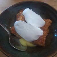 Almond cake with lemon at Bistro Papu ja Pata in Tampere