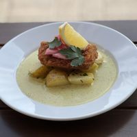 Tofu Schnitzel  at Bistro Papu ja Pata in Tampere