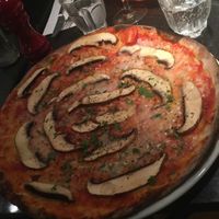 Mushroom vegan pizza 💚🌱 at Pizza Express in Potters Bar