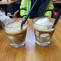 Both iced coconut coffee. Sooooooo goooood  at Quyet Hang in Ha Giang