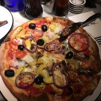 Vegan giardiniera  at Pizza Express - Victoria St in South West London
