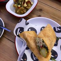 Cauliwings & Lebanese wrap  at The Kitchen in Chester